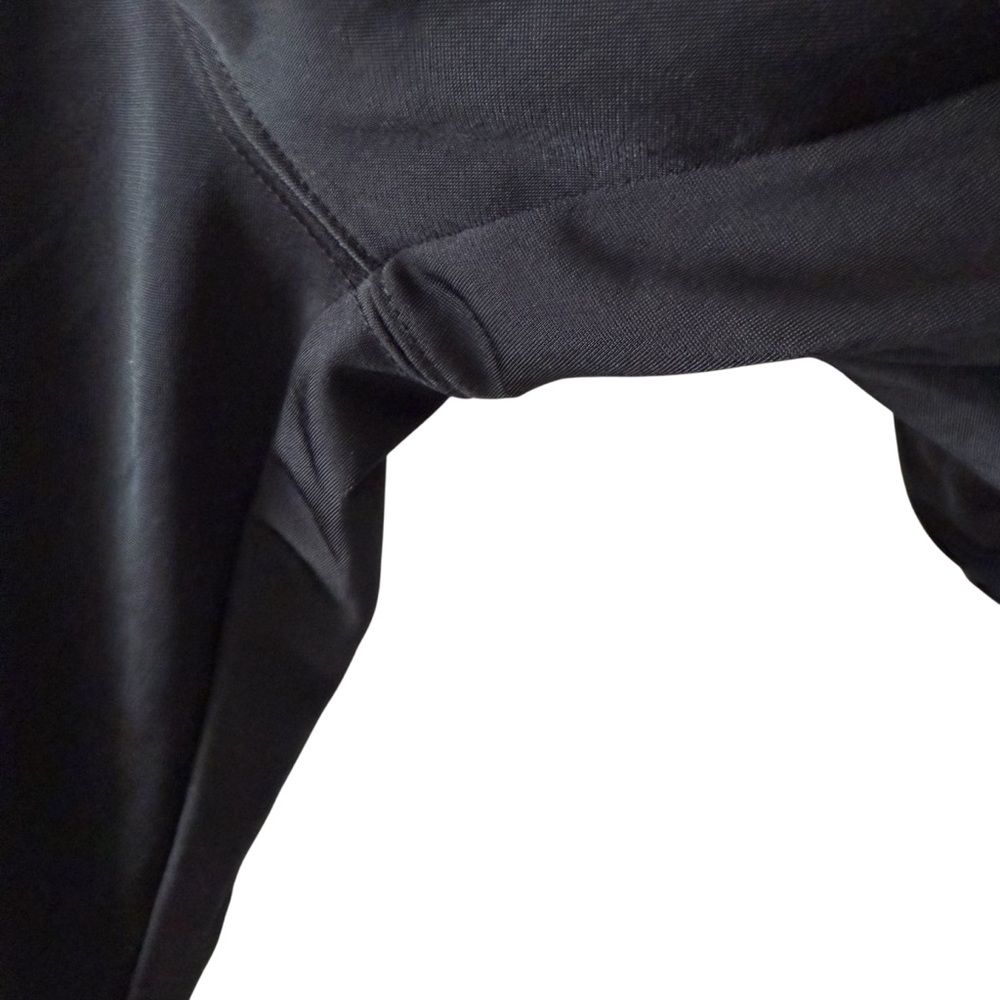 Vintage Adidas Track Pants Tear Away Men Small Black 3 Stripes Snaps Baggy Y2K - Picture 8 of 17